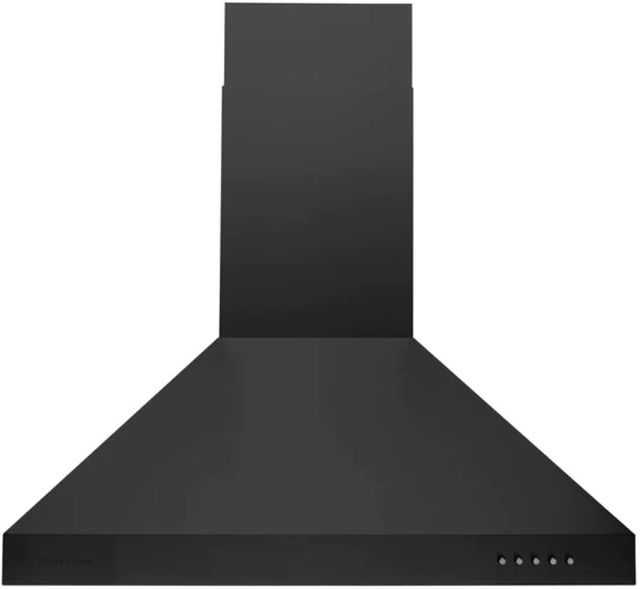 Hauslane 30" Matte Black Wall Mounted Range Hood