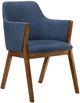 Armen Living Renzo 2-Piece Blue Dining Chairs-0