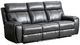 Mazin Furniture Carnegie Grey Manual Reclining Sofa-0