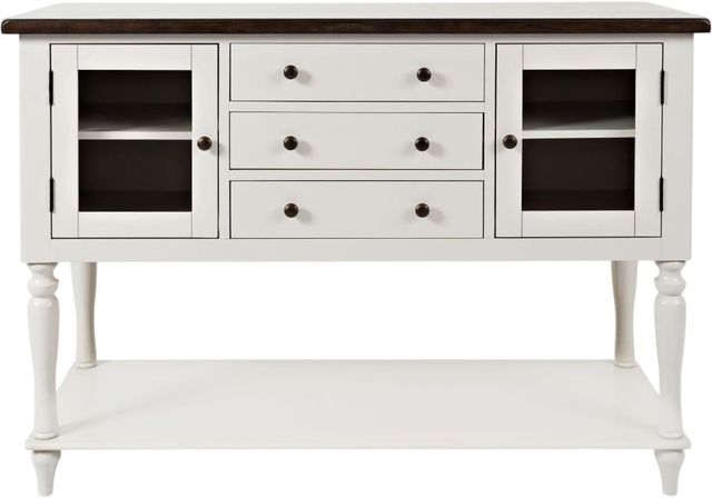 Jofran Inc. Orchard Park Brown/Light Gray Server-2