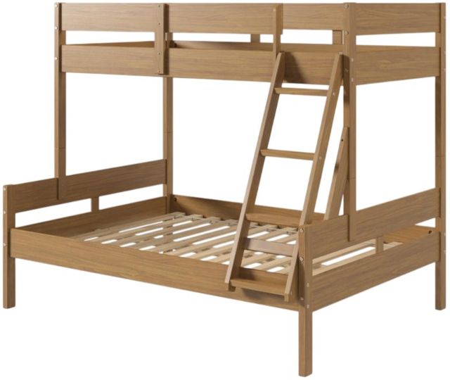 Donco Kids Low Board Urban Oak Youth Twin/Full Bunkbed-2
