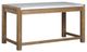 Magnussen Home® Plum Creek Sierra Brown Writing Desk with Marble Top-2