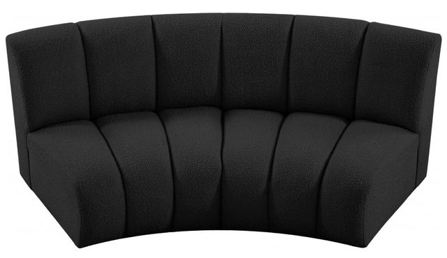 Meridian Furniture Infinity 2-Piece Black Modular Loveseat Set-2