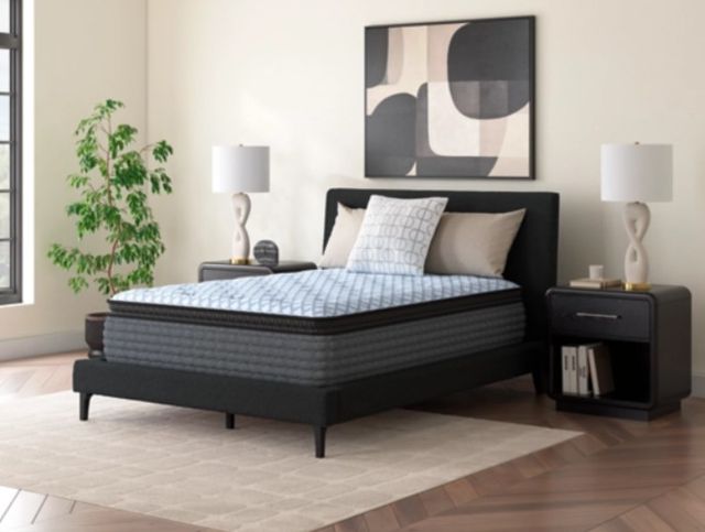 Sierra Sleep® By Ashley® Destin Cove 16" Hybrid Plush Pillow Top Twin Mattress-1