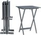 Linon Compass 5-Piece Gray Tray Table Set-0