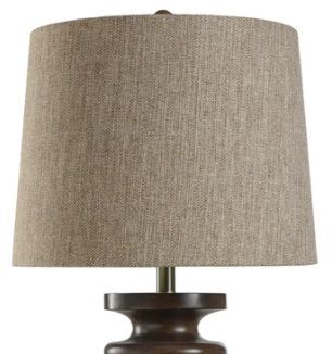 Stylecraft Walnut Ridge Brass/Brown Table Lamp-1