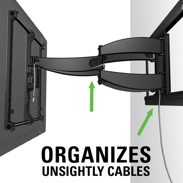 Sanus® Black Slim Full Motion TV Mount-2