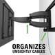 Sanus® Black Slim Full Motion TV Mount-2