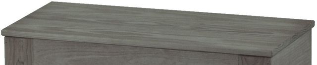 Crate Designs™ Furniture Graphite Wood Top Storage Bench-1