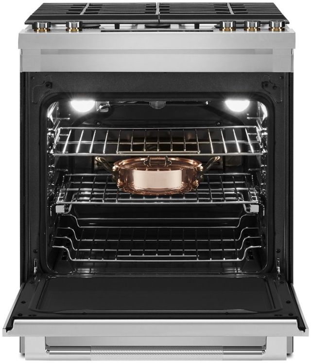 JennAir® RISE™ 30" Stainless Steel Slide-In Natural Gas Range-3