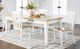 Signature Design by Ashley® Ashbryn 5-Piece White/Natural Dining Table Set-3