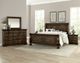 Vaughan-Bassett Rustic Hills Coffee King Sleigh Bed-1