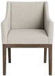 Bassett® Furniture Customizable BenchMade Holt Maple Upholstered Dining Arm Chair-0