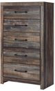 Signature Design by Ashley® Drystan 4-Piece Multi King Panel Bookcase Storage Bed Set-2