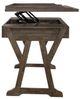 Liberty Furniture Stone Brook Rustic Saddle Lift Top Writing Desk-3