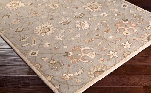 Surya Caesar Gray Multi 5'x8' Area Rug-1