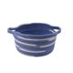 A & B Home 3-Piece Blue/White Basket Set-2