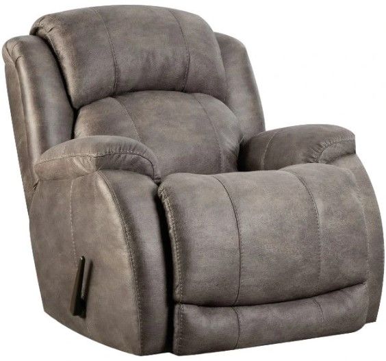 HomeStretch Denali Gray Scoop Seat Manual Rocker Recliner-0