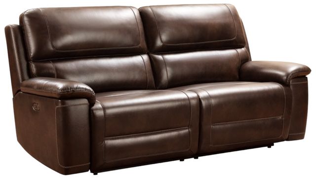 Signature Design by Ashley® Wentler Brown Power Reclining Sofa-0