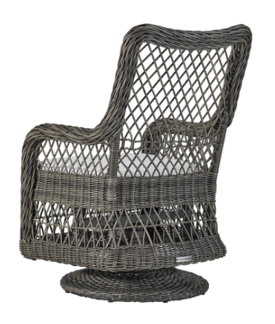 Lane Venture® Swivel Dark Gray Dining Arm Chair-1