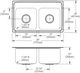 Elkay Lustertone® Classic Lustrous Satin 29" x 18" x 10" 4-Hole Equal Double Bowl Drop-In Sink-2