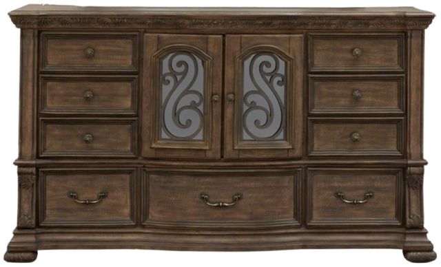 Magnussen Home® Durango Willadeene Brown 9-Drawer Dresser-3