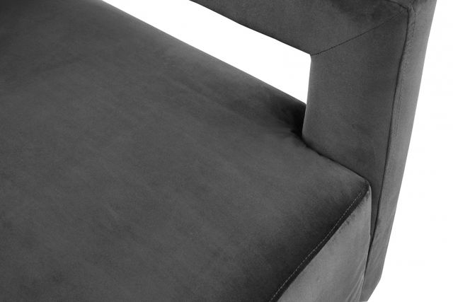 Meridian Furniture Armani Grey Velvet Chair-3