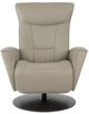 Fjords® Modern Living Oskar Cement Large Dual Motion Swivel Recliner-4