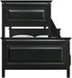 Elements International Calloway Black Bunk Bed Trundle -1