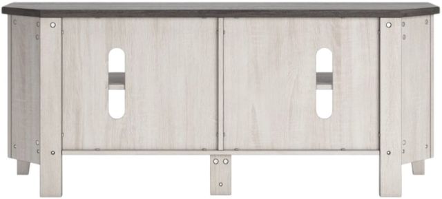 Signature Design by Ashley® Dorrinson Two-Tone Corner TV Stand-1
