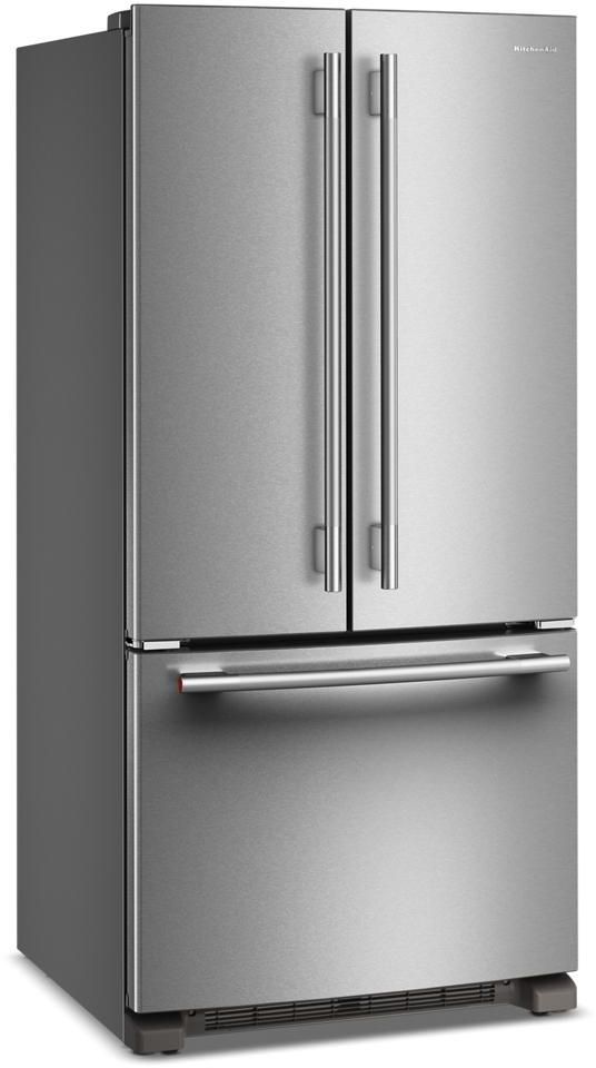 KitchenAid® 33" 22 Cu. Ft PrintShield® Stainless Steel French Door Refrigerator with Internal Water Dispenser-1