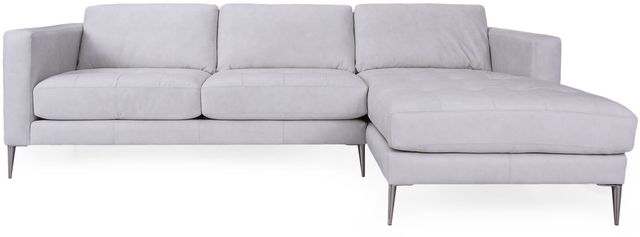 Decor-Rest® Furniture LTD 3795 Leather Right-Arm Facing Sectional and Chaise-1