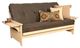 Kodiak Furniture Phoenix Suede Gray/Antique White Full Futon with Mattress-0