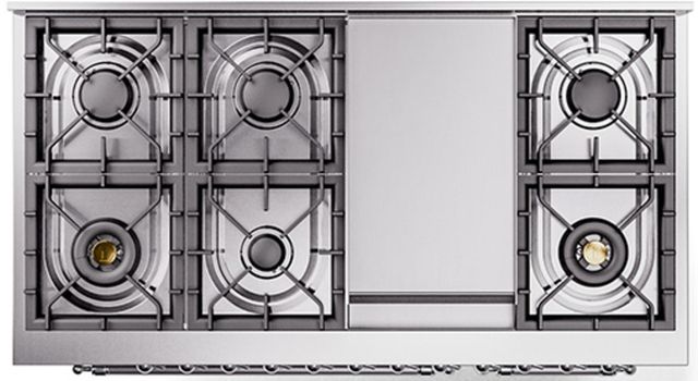 Ilve® Nostalgie II Series 48" Custom RAL Color Pro Style Dual Fuel Range-2
