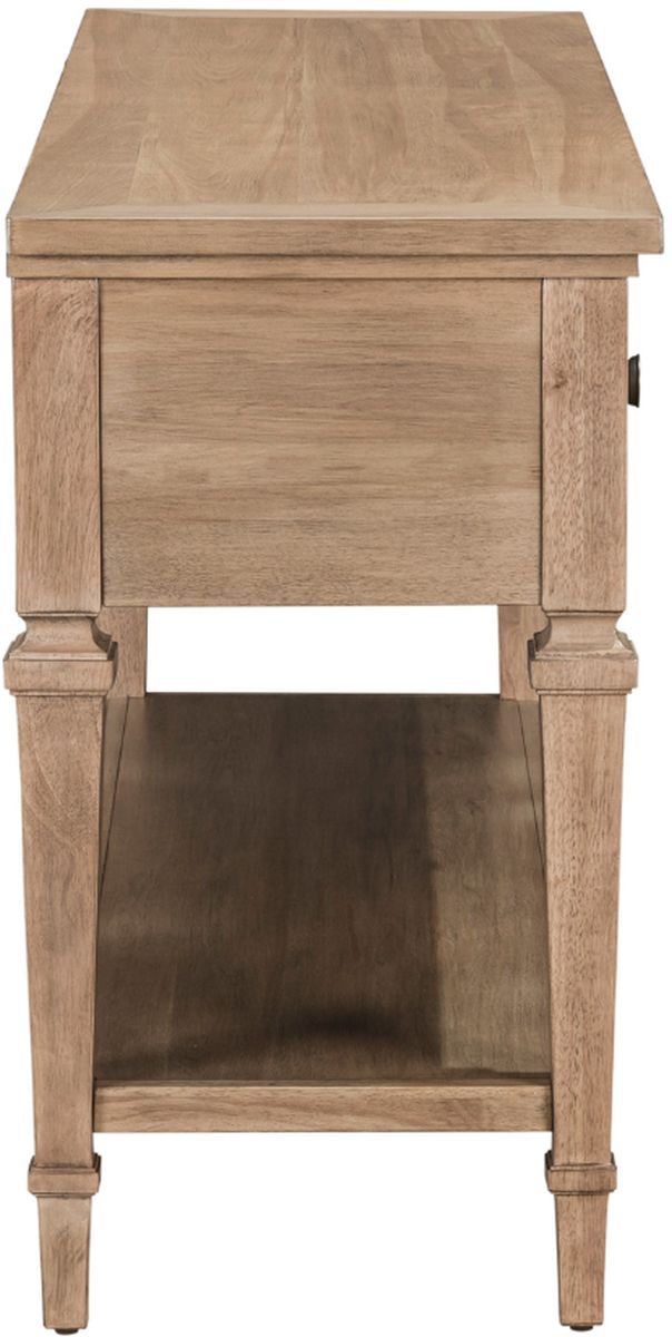 Liberty Furniture Haven Hills Camel Beige Sofa Table-3