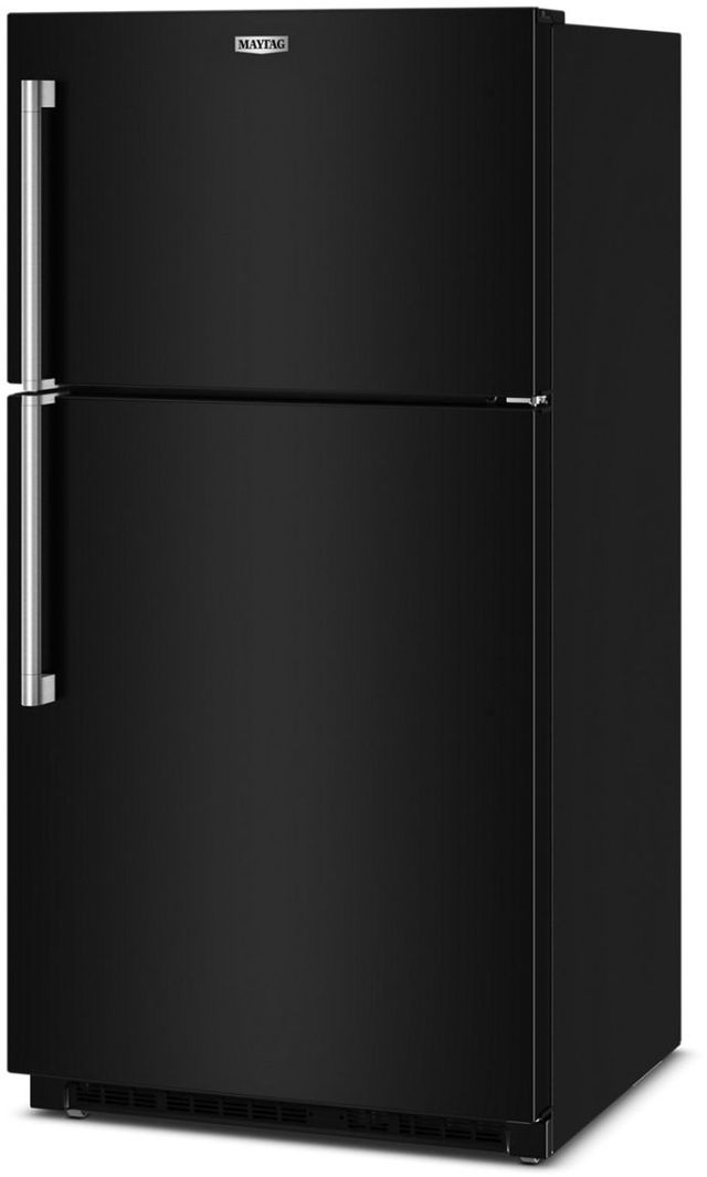 Maytag® 33" 21.3 Cu. Ft. Black Top Freezer Refrigerator with Garage Mode-2