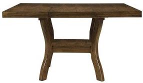 Mazin Furniture Darla 5 Piece Brown Dining Room Setd-1