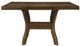 Mazin Furniture Darla 5 Piece Brown Dining Room Setd-1
