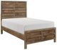 Homelegance® Mandan Weather Pine Twin Panel Bed-0