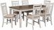 Liberty Furniture Summerville 7-Piece Soft White Wash/Wirebrushed Gray Dining Set-0