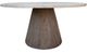 International Furniture Direct Sahara Brown/Cream Round Dining Table-0