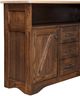 Country Classic Collection Customizable Farmstead Server with Two Doors and Center Drawers-2