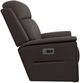 La-Z-Boy® Ace Chocolate Leather Power Wall Recliner with Headrest and Lumbar-3