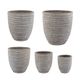 A & B Home 5-Piece Beige Pot Set-0