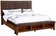 New Classic® Home Furnishings Cagney 4-Piece Chestnut California King Panel Bedroom Set-2