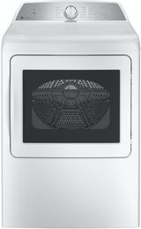 GE Profile™ 7.4 Cu. Ft. White Front Load Electric Dryer 
