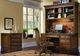 Hooker® Furniture Brookhaven Brown/Cherry Swivel Desk Chair-1