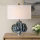 Uttermost® Ruffle Up Blue Green Table Lamp-1