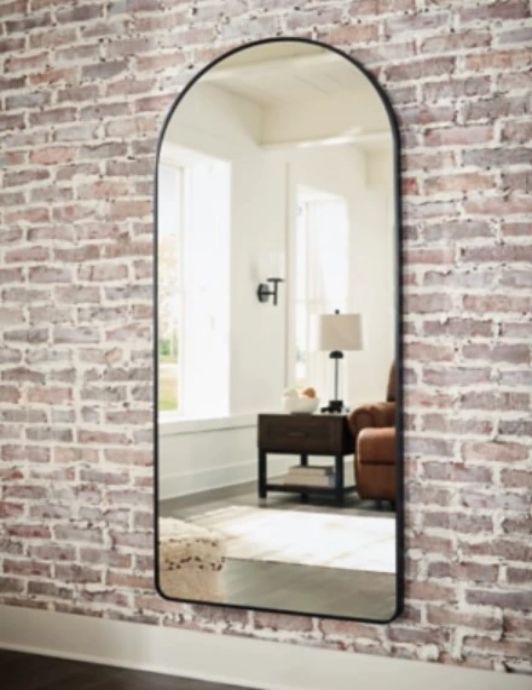 Signature Design by Ashley® Sethall Black Floor Mirror-4