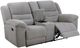 Coaster® Gilson Gray Manual Reclining Loveseat-1